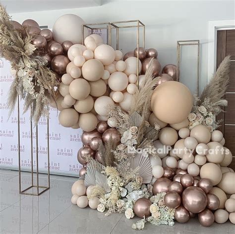 Ft Nude Balloons Garland Kit Double Stuffed Pastel Blush Etsy