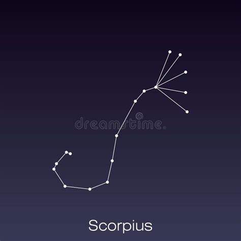 Constellation As It Can Be Seen By The Naked Eye Stock Illustration Illustration Of Cosmos