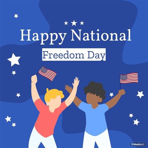 Happy National Freedom Day Illustration in PNG, Illustrator, PSD, JPG ...