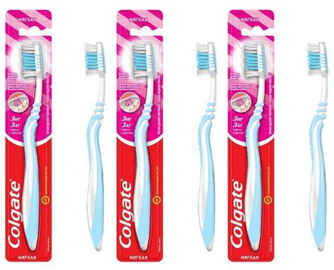 Colgate Зубная щетка Zig-Zag Plus мягкой жесткости, 3 уп. - купить с ...