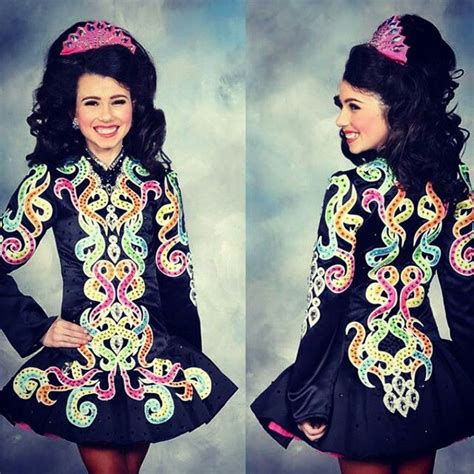 Not A Fan Of The Crown But I Like The Wig Style Irish Dancing Dresses