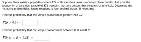Solved Suppose there exists a population where 17% of its | Chegg.com