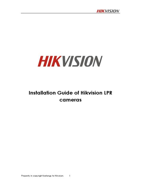 Installation Guide of Hikvision LPR Camera | Camera | Camera Lens