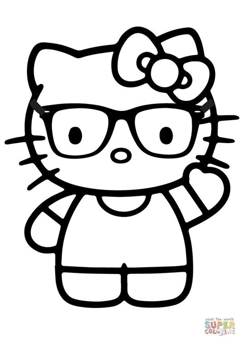 Hello Kitty Black And White Coloring Pages At Free