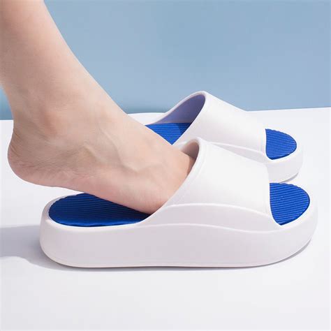 Mua Dép Quai Ngang Nam Nữ Đế Cao cm Dép Bánh Mì BOGI Thới Trang HOT giá rẻ nhất TecKi Vn