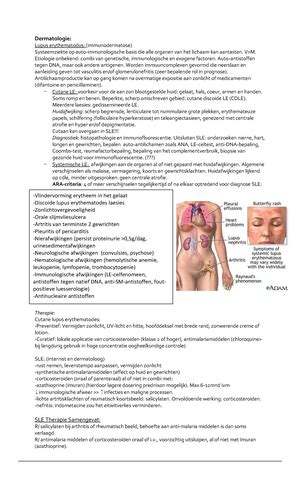 Zakkaartje Dermatologie - Stappenplan Stap I: lichamelijk onderzoek