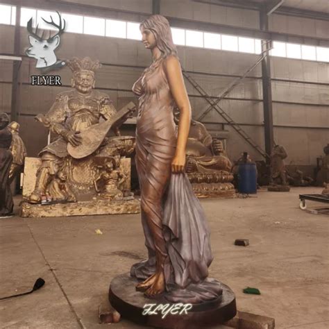 Modern Art Sculpture Metal Bronze Sexy Naked Woman Statue Brass Lying Beauty Lady Sculpture