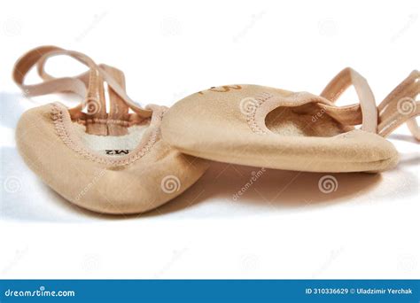 Special Shoes For Rhythmic Gymnastics Semi Lyrical Nude Shoes Stock
