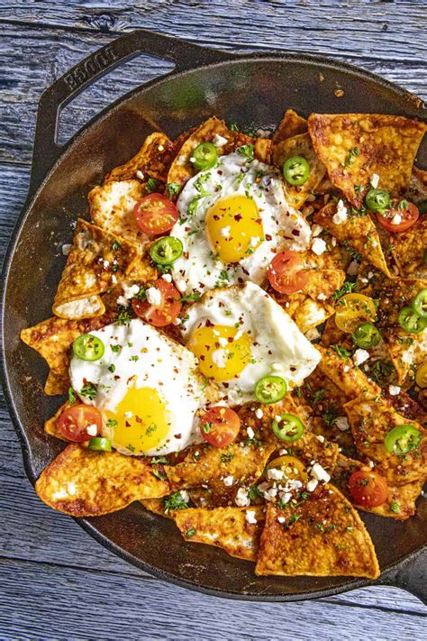 Chilaquiles Rojos with Ancho Chili Sauce - Recipe - Chili Pepper Madness