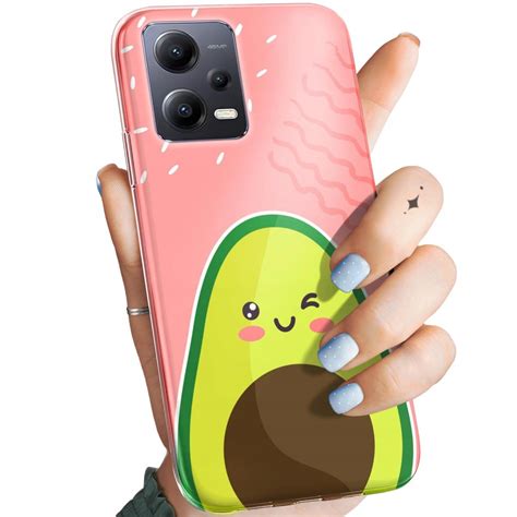 Etui Do Redmi Note 12 5G Poco X5 Wzory Awokado Avocado Owoc Obudowa