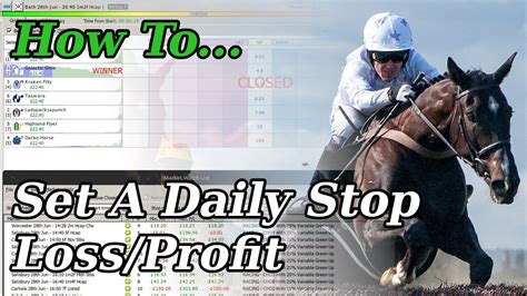 configure  daily stop loss  stop profit youtube