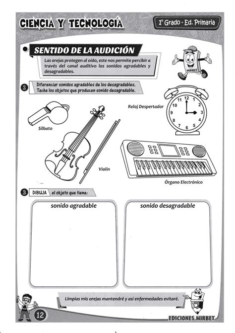 Ciencia Y Tecnologia Para Primer Grado Los Sentidos Da Parte Nbkomputer