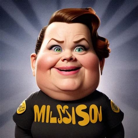 Ai Art Generator Amusing Cartoon Caricature Of Melissa Mccarthy Funny
