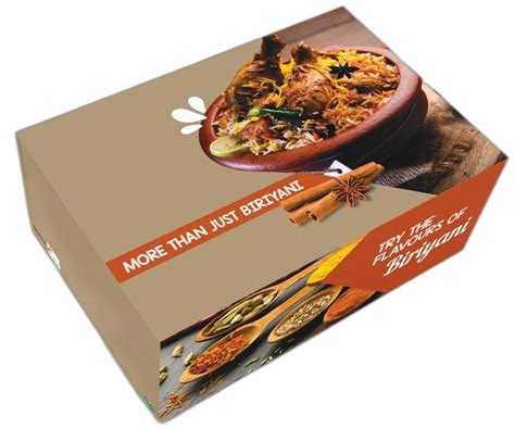 350 Gm Biryani Packaging Box At ₹ 355piece In Kolkata Id 2849780099488