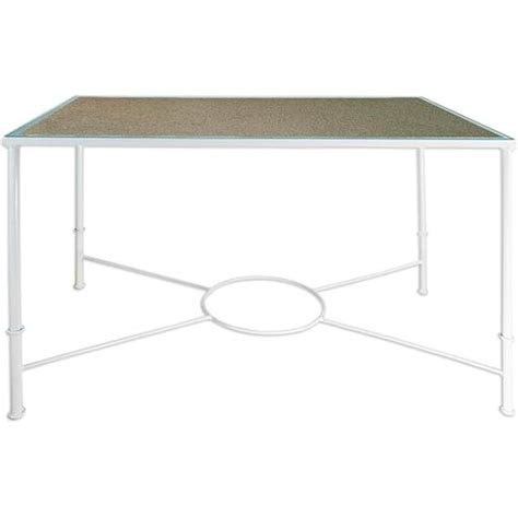 Mesa De Forja Moderna Alcolea Ideal Mesa Camilla Color Blanca