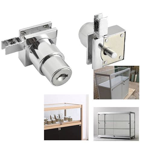cabinet display showcase glass door lock  keys sliding door lock