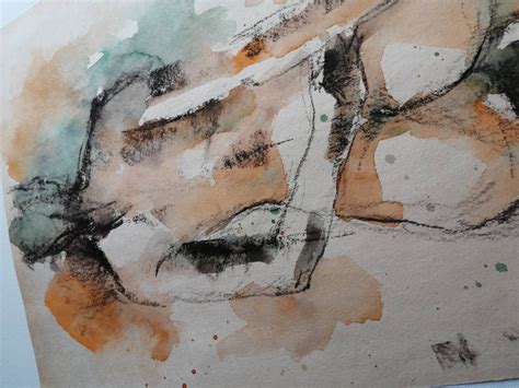 Standing Woman Nude Back Nude Beautiful Girl Lady Nude Model Hand Painted Original Picture