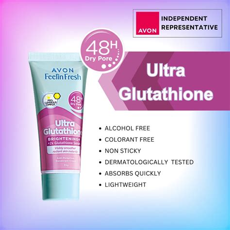 Avon Feelin Fresh Quelch Ultra Glutathione Anti Perspirant Deodorant