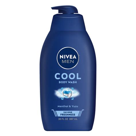 Nivea Men Cool Body Wash With Icy Menthol Men Body Wash Fl Oz