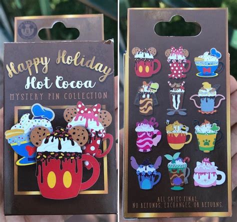 Happy Holiday Hot Cocoa Mystery Pin Collection Disney Pins Blog