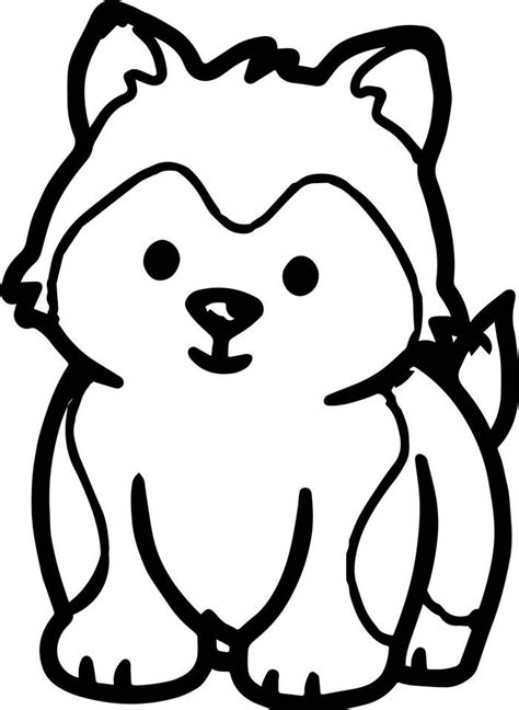 Husky Puppies Coloring Pages