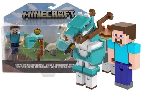 MINECRAFT zestaw 2 figurek FIGURKA STEVE KOŃ 11814392019 Allegro pl