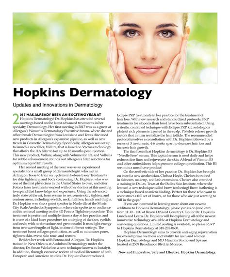 In the News | Hopkins Dermatology