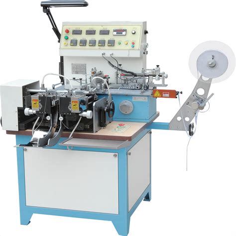 Hot And Cold Garment Label Cut And Fold Machine With End Fold Center Fold Mitre Fold Jz 2817