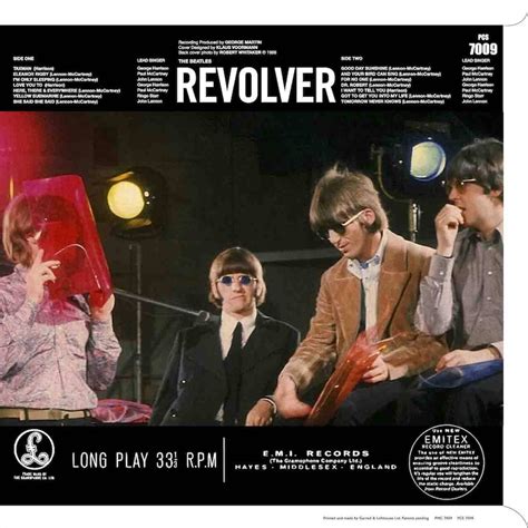 Beatles Ultra Rare Alternate Revolver 1966 Cover LP Vinyl Album Lennon ...