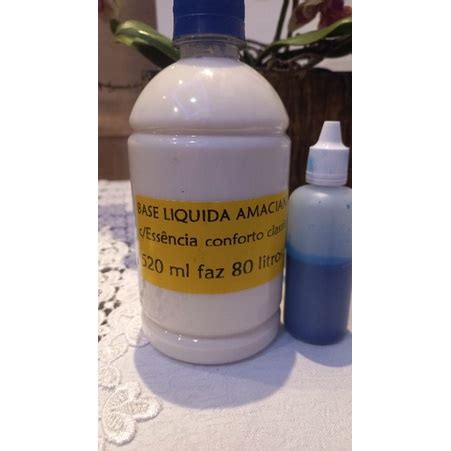 base liquida amaciante conforto clássico faz 80litros novidade Shopee