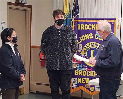 Brockport Lions Induct New Member Westside News Inc