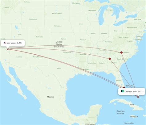 All Flight Routes From Las Vegas To George Town LAS To GGT Flight Routes