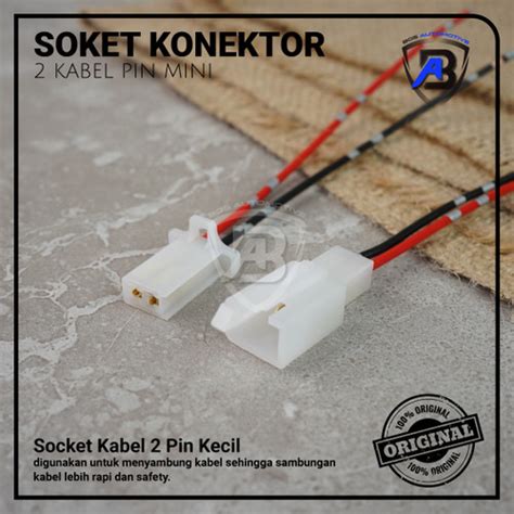 Jual Soket Sambung 2 Pin Kecil Mini Socket Kabel Konektor Kabel 2 Pin Cewe Mini Jakarta