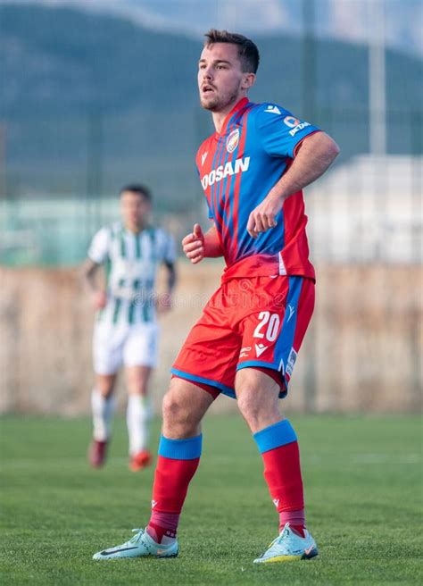 Viktoria Plzen Left Midfielder Pavel Bucha During Club Friendly