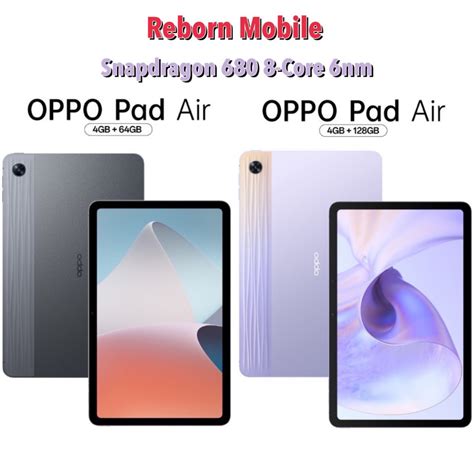 New Arrival Oppo Pad Air 4 64 Snapdragon 680 4 Speakers 2 Dolby