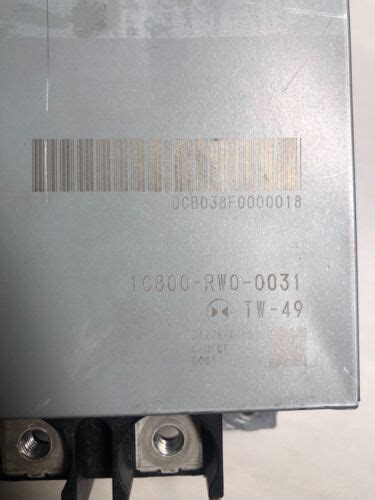 Honda Civic Hybrid DC Inverter Converter TW 49 1C800 RWO 0031 EBay