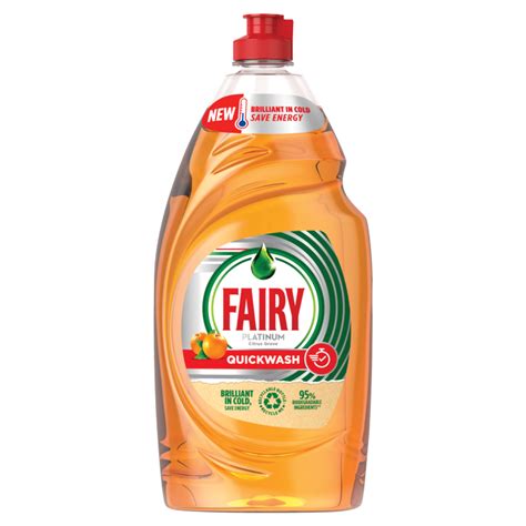 Fairy Platinum Quick Wash Washing Up Liquid Ml Stax Trade Centres