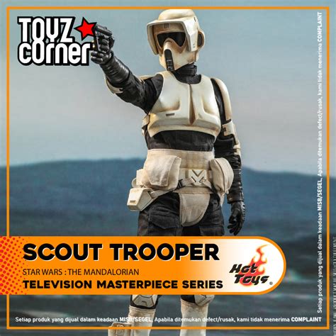 Jual Toyz Corner Hot Toys TMS 016 TMS16 Scout Trooper The Mandalorian Shopee Indonesia
