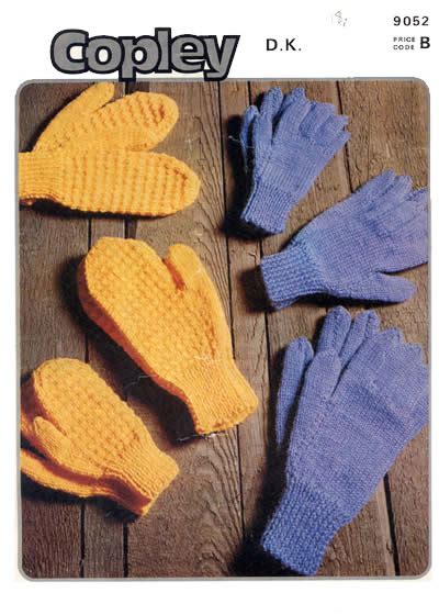 Vintage Patterns: Family gloves and mittens