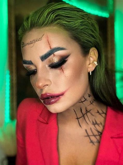 55 Easy Halloween Makeup Ideas For The Halloween Joker Halloween