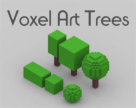 Voxel Trees By Odd1in