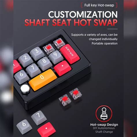 MECHANICAL KEYPAD 13KEY Macro Programmable Fully Hot Swappable Mechanical Switch 16 90