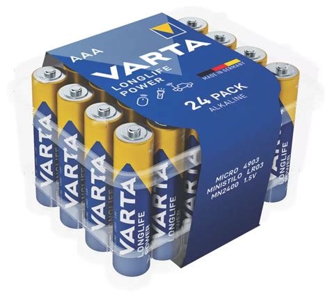 Varta Longlife Power Aaa V Alkaline High Energy Batteries Pack