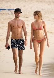 Maryna Linchuk Bikini Candids At A Beach In Barbados 03 01 2016