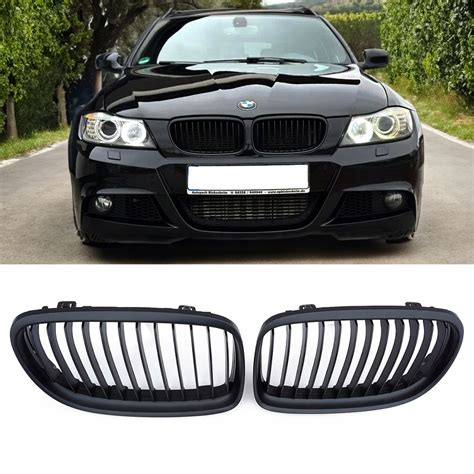 Bmw E E Lift Nerki Grill Czarny Matt Atrapa Przednia Komplet