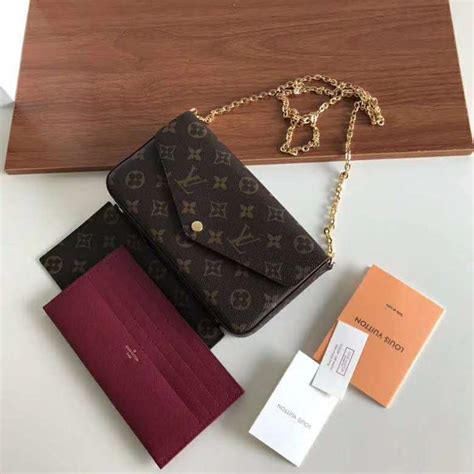 Louis Vuitton Lv Women Félicie Pochette Bag In Monogram Canvas Brown Lulux