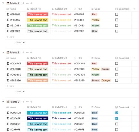 Free Notion Template: The Color Library and Organizer | Notions ...