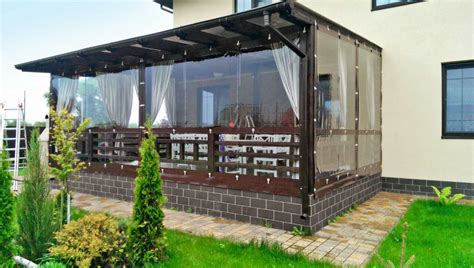 ТЕРРАСА ИЗ ПОЛИКАРБОНАТА, ПРИСТРОЕННАЯ К ДОМУ: ВАРИАНТЫ РАЗМЕЩЕНИЯ И ...