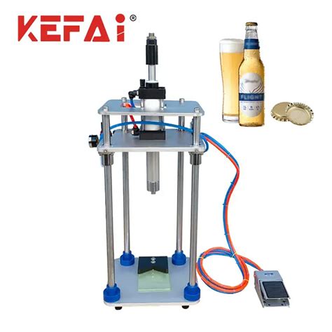 Kefai Aluminum Crown Cap Beer Bottle Capping Sealing Machine China