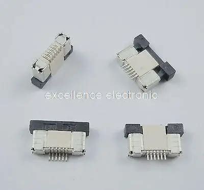 10Pcs FPC FFC 0 5mm Pitch 6 Pin Drawer Type Ribbon Flat Connector